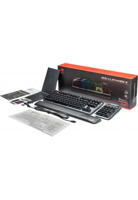 ASUS Клавіатура ROG CLAYMORE II RD RGB 108key USB/WL EN Black