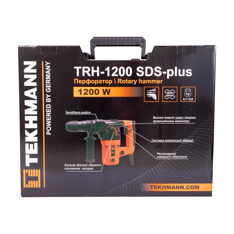 TEKHMANN Перфоратор TRH-1200 SDS-Plus 1200Вт 5Дж 4.1кг