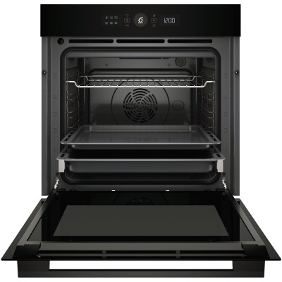 Whirlpool Духовий шафа Whirlpool електричний, 73л, A+, дисплей, конвекція, телескопічні напрямні, чорний