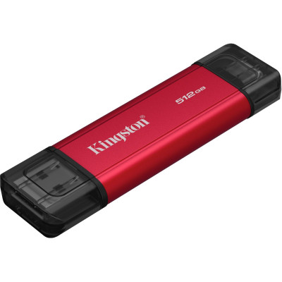 Kingston Портативний SSD Kingston 512GB USB 3.2 Gen 2 Dual USB-A R1050/W950MB/s