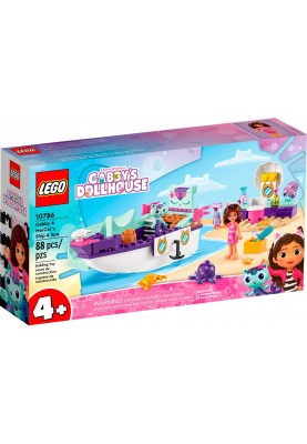 LEGO Конструктор Gabby's Dollhouse Корабель і спа Ґаббі й Нявки