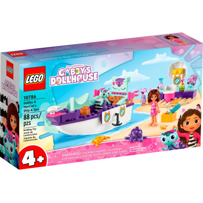 LEGO Конструктор Gabby's Dollhouse Корабель і спа Ґаббі й Нявки