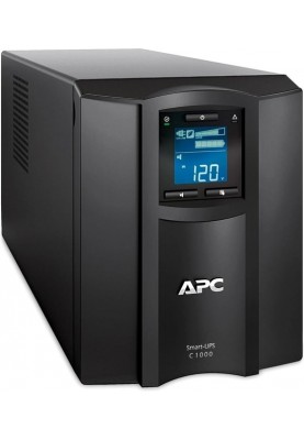 APC Джерело безперебійного живлення Smart-UPS C 1000VA/600W, LCD, USB, SmartConnect, 8xC13