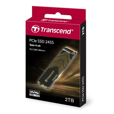 Transcend Накопичувач SSD M.2 2TB PCIe 4.0 MTE245S + розсіювач