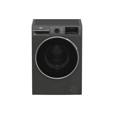 Beko Пральна машина фронтальна, 8кг, 1200, A+++, 56см, дисплей, пара, інвертор, графіт