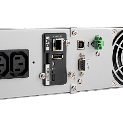 Eaton Джерело безперебійного живлення 9E, 1000VA/900W, RM 2U, LCD, USB, RS232, 4xC13