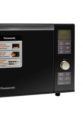 Panasonic Мікрохвильова піч, 23л, 1000Вт, гриль, дисплей, чорний NN-DF383BZPE