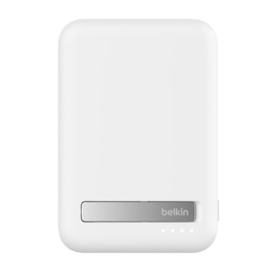 Belkin Акумулятор портативний літій-іонний Power Bank 8000мА·рік, 15Вт, MagSafe Qi2, білий