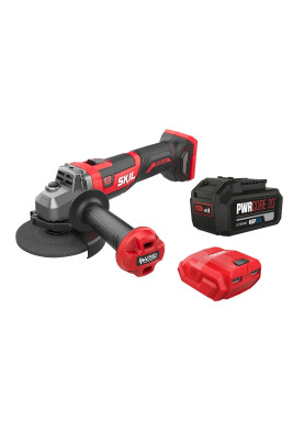 Skil Шліфмашина кутова акумуляторна 3930 CB XP 125мм безщіткова 20В 1х5А·год 8500об·хв VRS+ плав. пуск 1.88кг