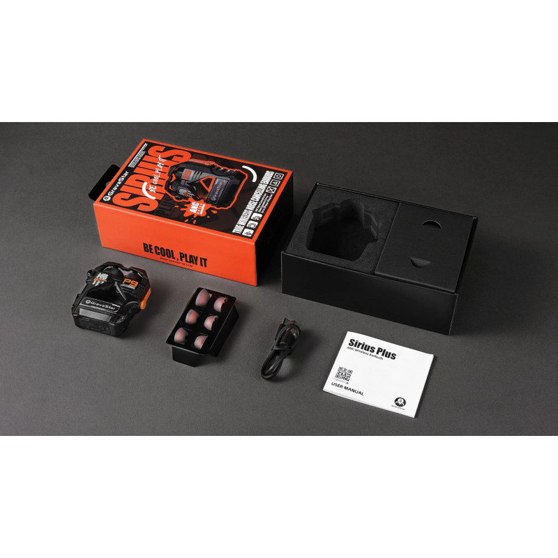GravaStar Навушники TWS Sirius Plus, BT 5.3, чорний