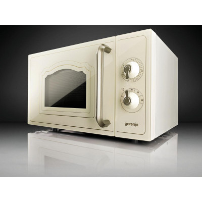 Gorenje Мікрохвільова піч Gorenje, 20л, хутро. керув., 700Вт, бежевий