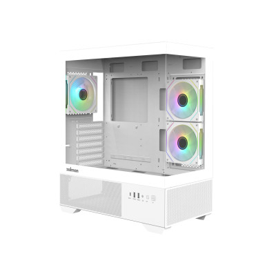 Zalman Корпус Chronix V2 без БЖ, 1xUSB3.0, 1xUSB2.0, 1x Type C, 2x120мм ARGB Reverse, 4x120мм ARGB, VGA 410мм, LCS ready, TG Side/Front Panel, ATX, білий