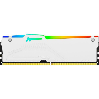 Kingston Пам'ять ПК DDR5 16GB 6400 Beast White RGB EXPO