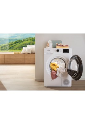 Gorenje Сушильна машина тепловий насос, 8кг, A+++, 60см, дисплей, білий