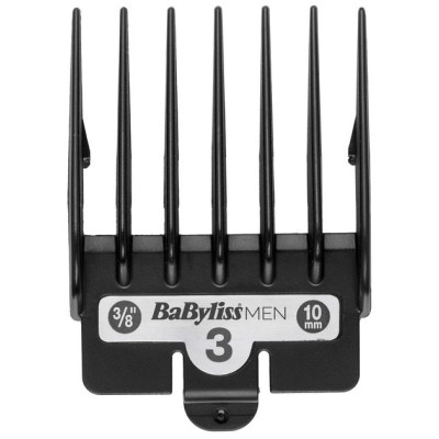 BaByliss Машинка для стриження, мережа+акум., вібраційний мотор, насадок-10, кейс, чохол, гребінець у компл., сталь, сірий