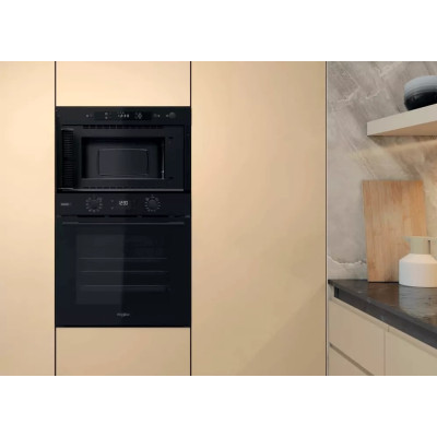 Whirlpool Мікрохвильова піч вбудовувана, 22л, електронне упр., 750Вт, дисплей, чорний
