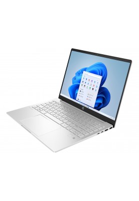 HP Ноутбук Pavilion Plus 14-eh1007ua 14" 2.2K IPS AG, Intel i5-1335U, 16GB, F512GB, NVD550-2, DOS, сріблястий