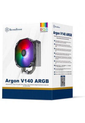 SilverStone Процесорний кулер Argon V140 ARGB, LGA1700, 2066, 2011, 115x, AM5, AM4, TDP180W