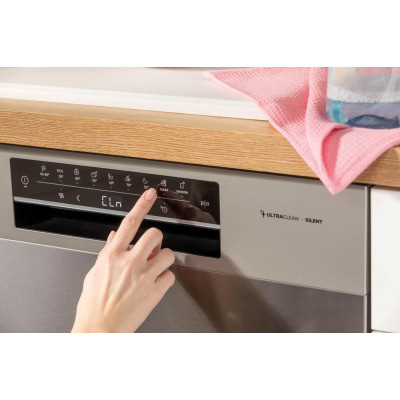 Gorenje Посудомийна машина, 16компл., A++, 60см, дисплей, 3 кошики, AquaStop, сірий