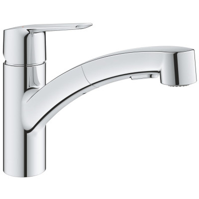 Grohe Змішувач для кухні Start, довж.виливу - 227мм, поворотний/витяжний, 1важіль, хром
