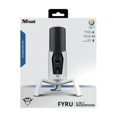 Trust GXT 258W Fyru USB 4-in-1 PS5 Compatible White