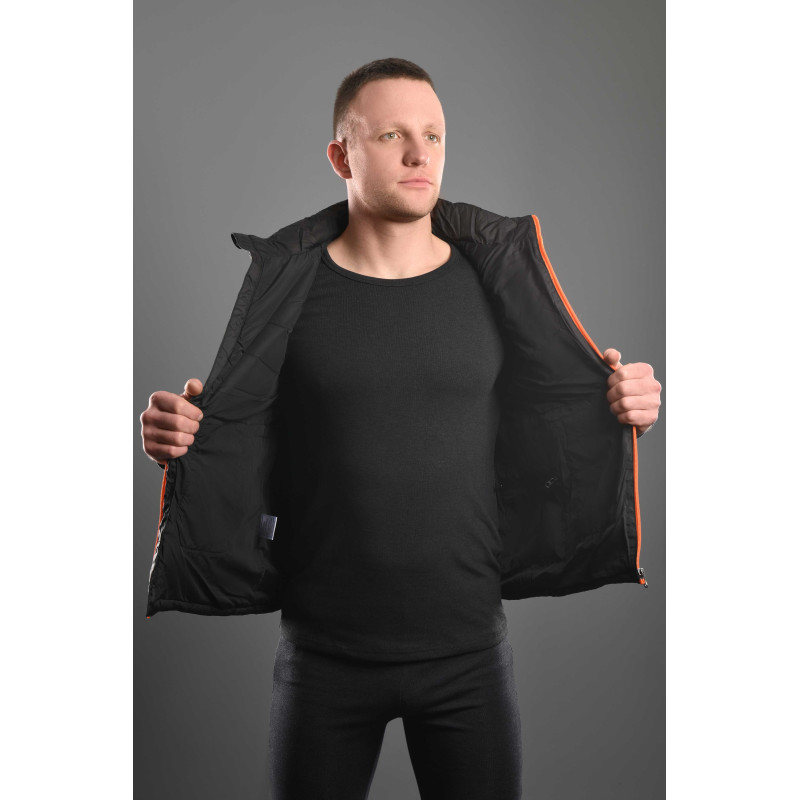 2E Tactical Жилет з підігрівом Heat Power Plus Black з капюшоном, розмір XXL