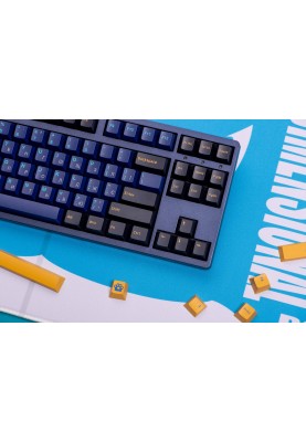 Akko Клавіатура механічна 3087 DS Horizon 87Key, CS Pink V2, USB-A, EN/UKR, No LED, Синій