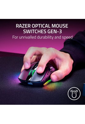 Razer Миша Cobra Pro, RGB, USB-A/WL/BT, чорний
