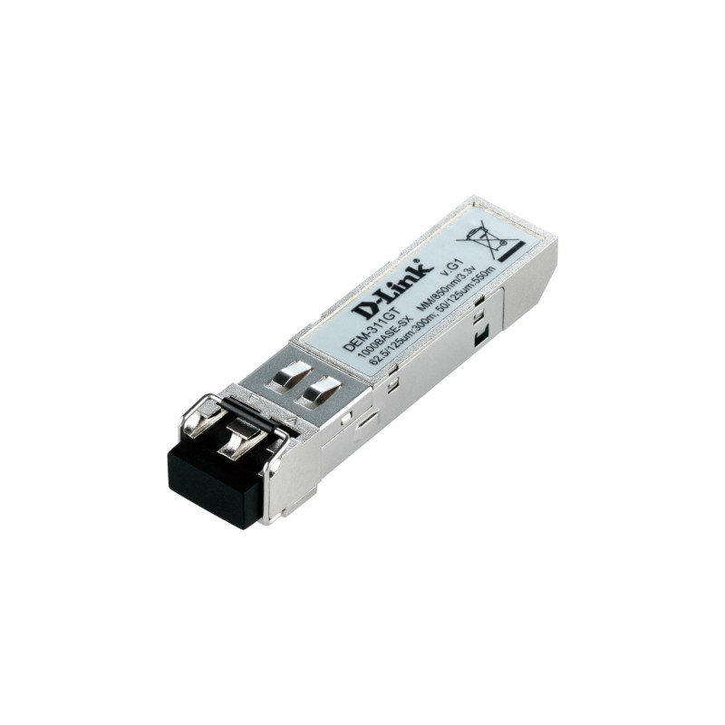 D-Link Трансивер DEM-311GT SFP, 1x1000BaseSX, MM 550м, LC (10шт/уп)