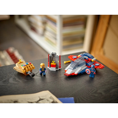 LEGO Конструктор Super Heroes Капітан Америка проти Таноса