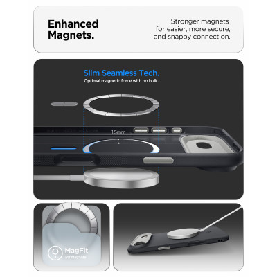 Spigen Чохол Spigen для iPhone 17 Air, Nano Pop MagFit, Black Sesame