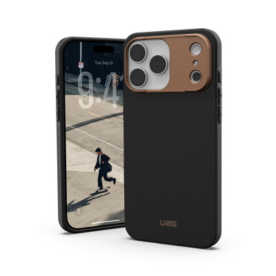 UAG Чохол UAG для iPhone 17 Pro Max, Fibr Armr Magsafe, Kevlar Graphite/Bronze