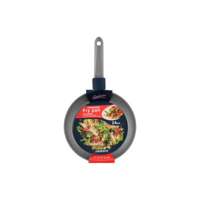 ARDESTO Сковорода Gemini Gourmet Vasto 24 см, чорний, алюміній