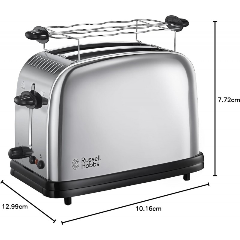 Russell Hobbs Тостер Chester, 1670Вт, нержав., підігрів