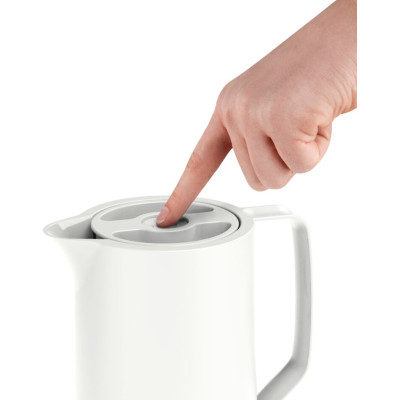 Tefal Термоглечик Motiva, 1л, пластик, скло, білий Tefal Термоглечик Motiva, 1л, пластик, скло, білий