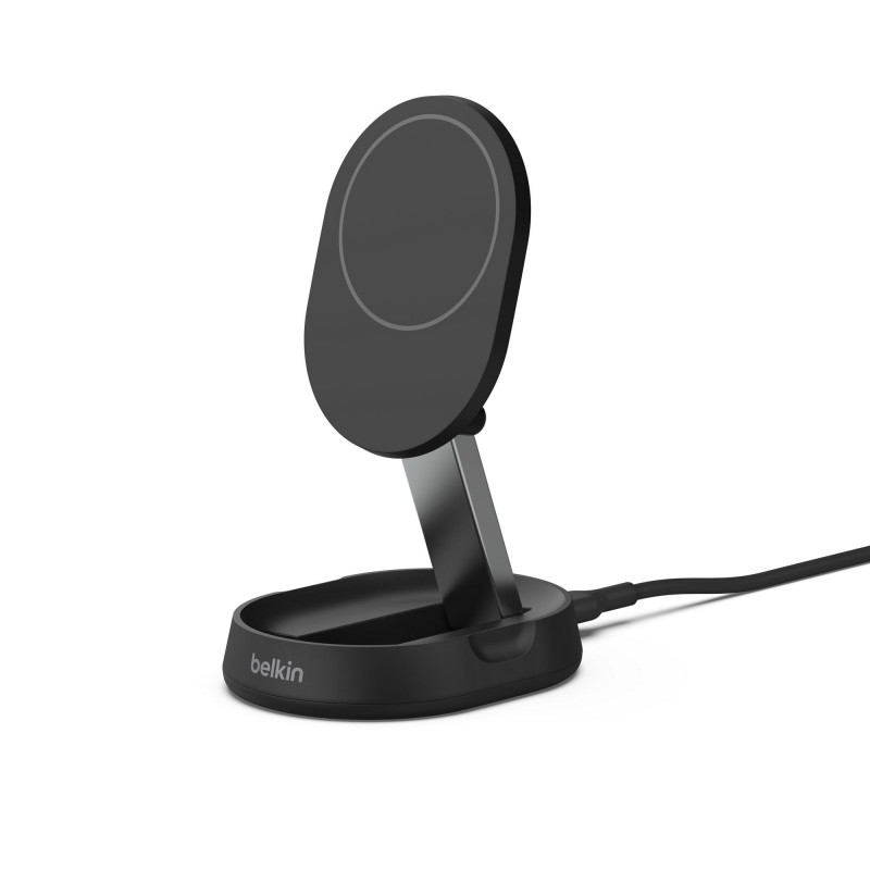 Belkin Зарядний пристрій бездротовий 15Вт Magnetic Stand Qi2, чорний