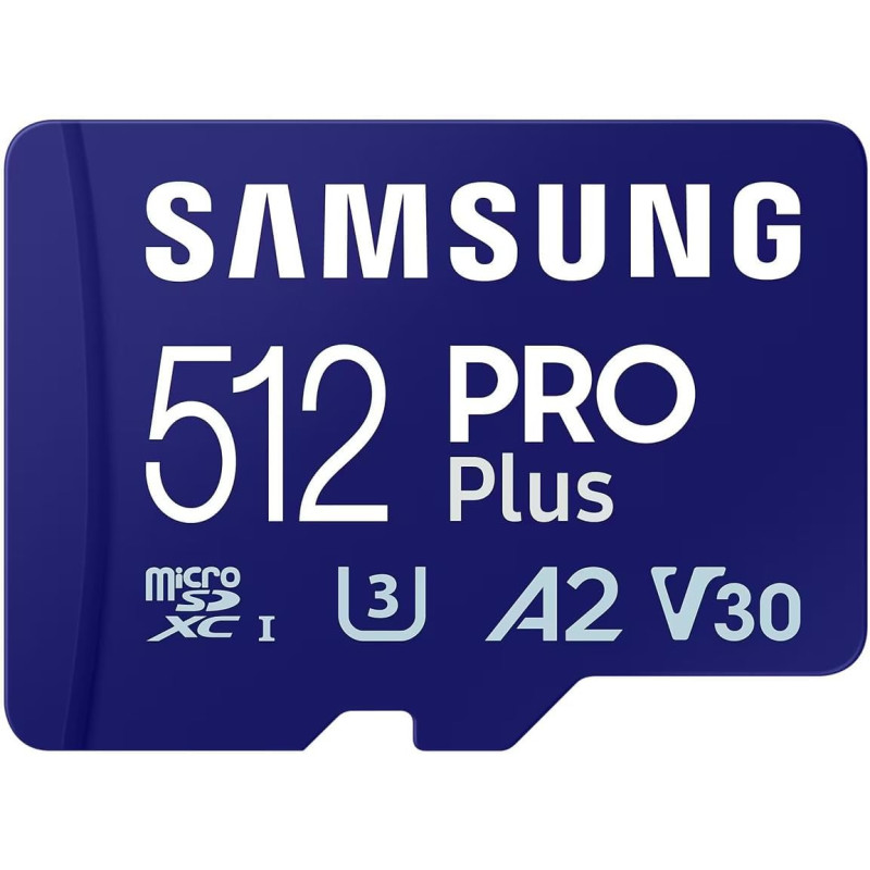 Samsung Карта пам'яті microSDXC 512GB C10 UHS-I R180MB/s PRO Plus