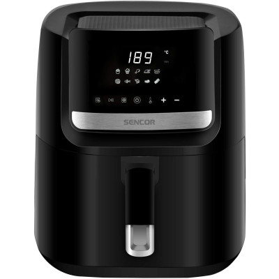 Sencor Мультипіч Vita, 1600Вт, чаша-6.5л, сенсорне керув., 8 програм, метал/пластик, чорний