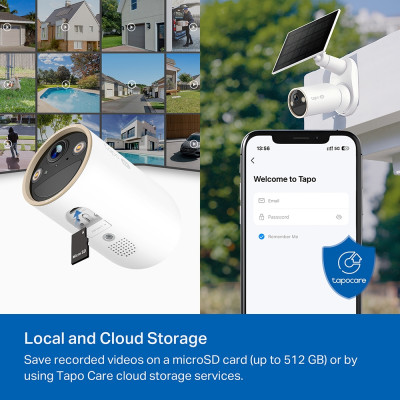 TP-Link Комплект розумної бездротової камери TAPO C460 KIT 8MP та сонячної панелі TP-Link Комплект розумної бездротової камери TAPO C460 KIT 8MP та сонячної панелі
