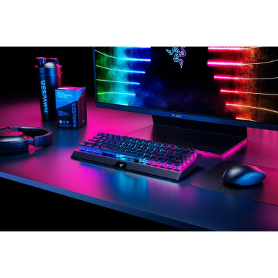 Razer Клавіатура гравця BlackWidow V3 Mini HyperSpeed Green Switch WL/BT/USB RU RGB, Black