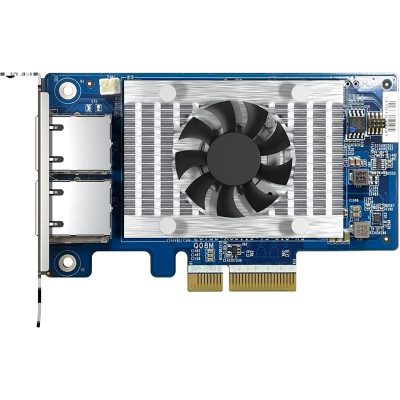 QNAP Сетева карта Dual-port RJ45 10GbE network expansion card PCIe 3.0 x4