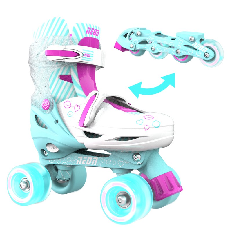 NEON Ролики COMBO SKATES Бірюзовий (Размер 30-33)