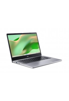 Acer Ноутбук Chromebook CB314-4H 14" FHD IPS, Intel C N100, 8GB, F128GB, UMA, ChromeOS, сріблястий