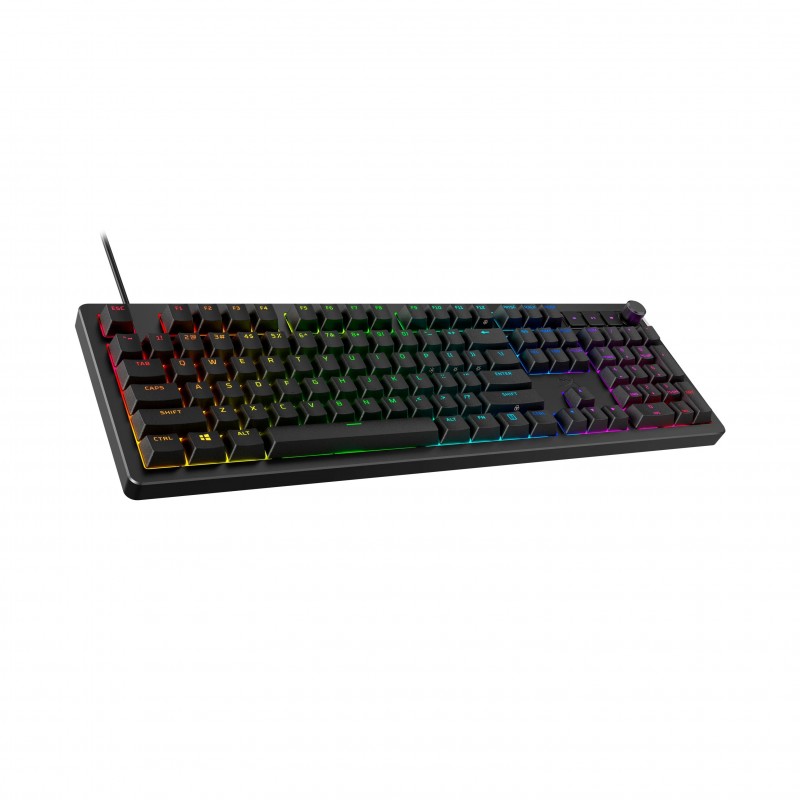 HyperX Клавіатура механічна Alloy Rise 106key, Red, USB-A, EN/UA, RGB, чорний