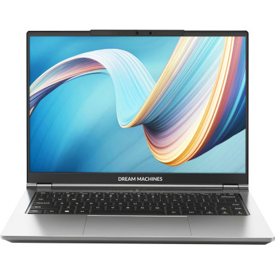 Dream Machines Ноутбук GX4MRXL-14 14QHD+ IPS, Intel U7-155H, 32GB, F1TB, UMA, DOS, сріблястий
