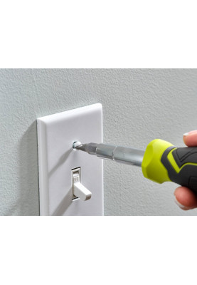 Ryobi Викрутка RHSDM1701, бітотримач 1/4", 100мм, 16 біт, SL, PH, PZ, Torx, кейс