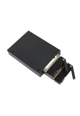 Chieftec Відсік для накопичувача Backplane CMR-225, 2x2.5" HDD/SSD, 1x3.5" EXT Slot, SATA, чорний
