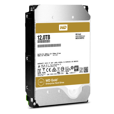 WD Жорсткий диск 12TB 3.5" 7200 256MB SATA Gold