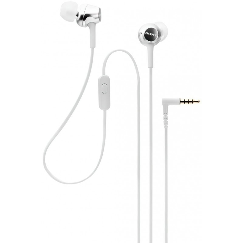 Sony Навушники MDR-EX255AP In-ear Mic Білий