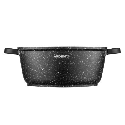 ARDESTO Кастрюля зі скляною кришкою Gemini Anzio, 5л, алюміній, чорний